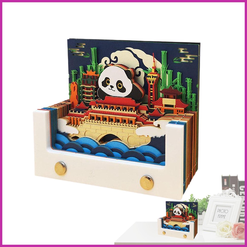 Lịch 3d 2024 Bằng Giấy Để Bàn Trang Trí Phòng Khách