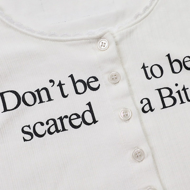 Áo Thun Tay Dài Dáng Ôm In Họa Tiết Cột Dây Phong Cách Mỹ Cho Nữ