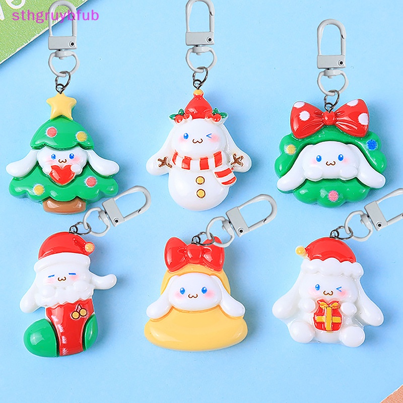 Sthb Móc Khóa Xe Hơi / Túi Xách / Móc Khóa Hình Chú Chó Tai To Dễ Thương vn