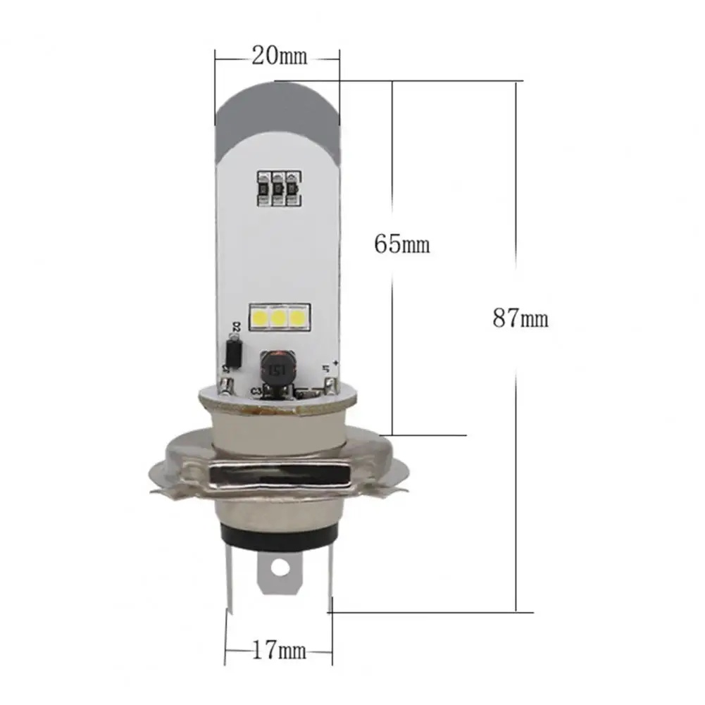 Đèn Pha led h4 h4 12v Siêu Sáng Chống Thấm Nước Dành Cho Xe Mô Tô Cr12V