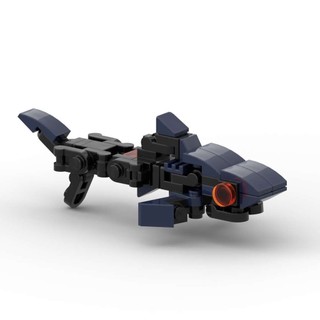 Đồ Chơi Lắp Ráp robot Cá Mập mecha moc mini