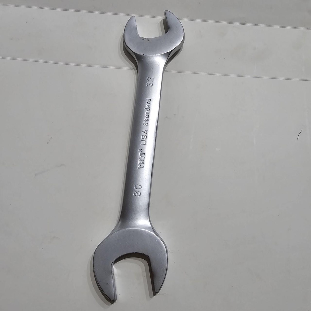 Cà Lê 2 Đầu Miệng Lẻ YETI 19mm-32 mm. Làm từ hợp kim thép Chrome-Vanadium độ cứng cao