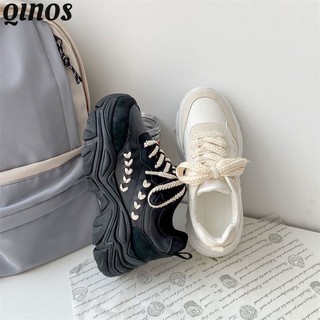 Thời trang giày sneaker đế xuồng chống trượt / mòn phong cách thời trang 2023