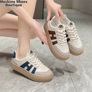 Giày Thể Thao Cột Dây Thoáng Khí Chống Trượt Phong Cách Hàn Quốc Cho Nữ