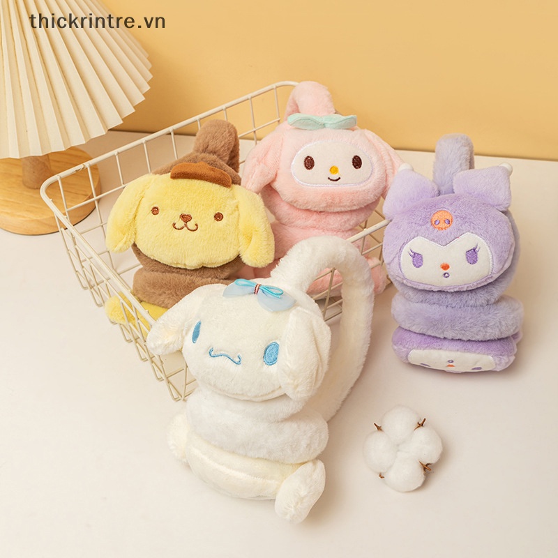 Th sanrio kuromi my melody Chụp Tai Giữ Ấm Mùa Đông Chống Đóng Băng Bằng Vải Bông Mềm Mại Bảo Vệ Tai Khi Bịt Tai Ngoài Trời vn