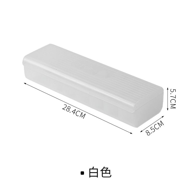 Hộp đựng tai nghe cáp sạp bằng nhựa 7 ngăn đa năng tiện dụng 28.4x8.5x5.7cm