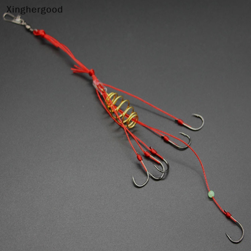 Xinghergood Hộp Đựng Lưỡi Câu Cá Có Phát Quang Nhiều Màu Đầu Lưỡi Câu Cá Nước Ngoài xhg