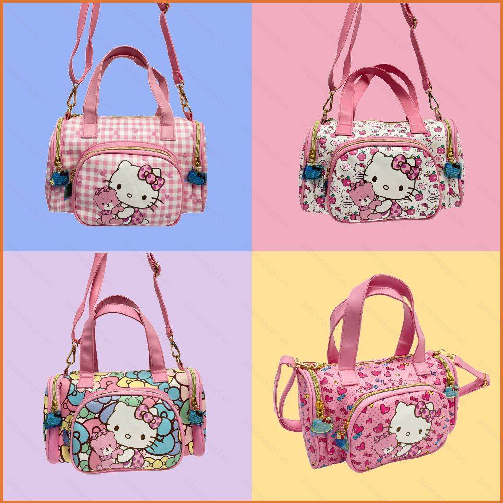 SANRIO Nana Túi Xách Đeo Chéo Hình Hello Kitty Cỡ Lớn Thời Trang Cho Nữ