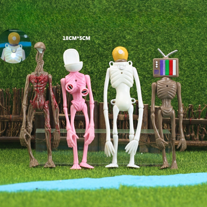 Scp Mô Hình Đồ Chơi Đầu Lâu Kinh Dị siren Quà Tặng Cho Trẻ Em