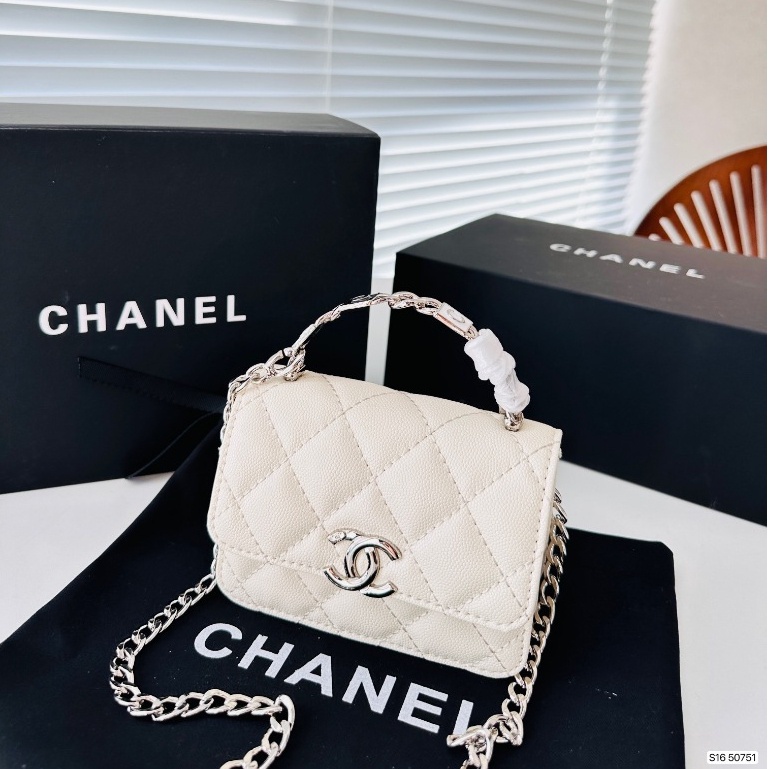 Real picture Túi Đeo Chéo Dây Chuỗi Thời Trang Dành Cho Nữ