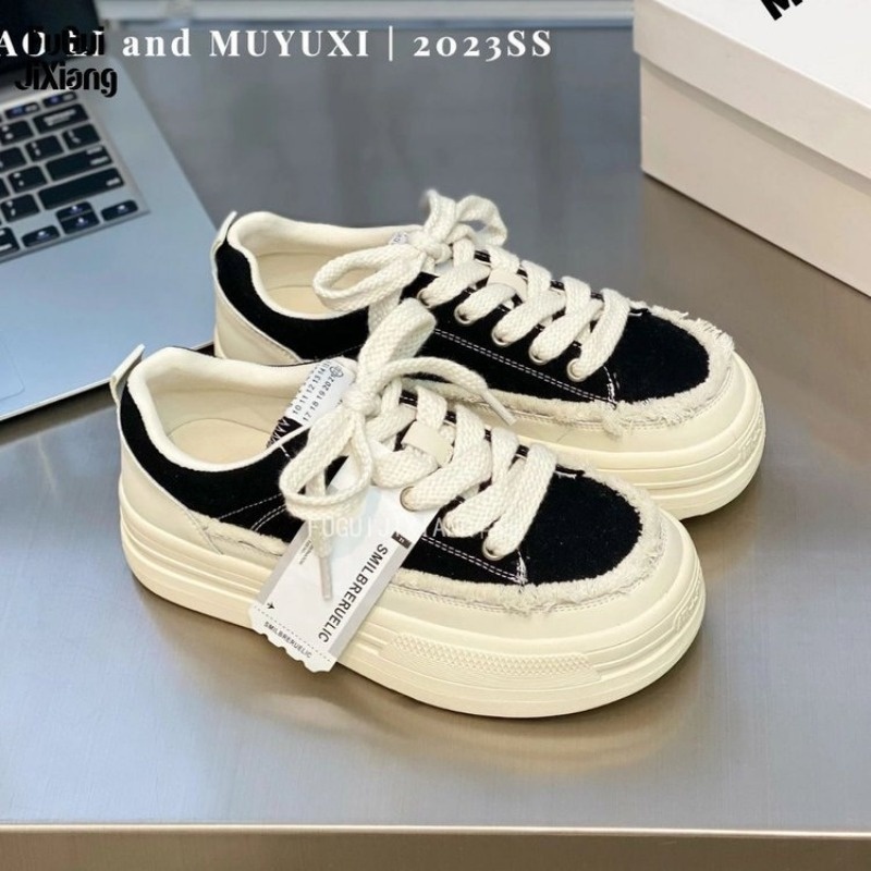 Giày canvas Đế Dày Phong Cách Thời Trang Xuân Hè Mới 2023 Dành Cho Nữ