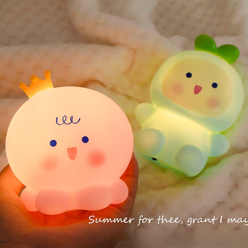 Dễ Thương Đèn Ngủ Nhỏ Họa Tiết Hoạt Hình Sáng Tạo Trang Trí Phòng Ngủ