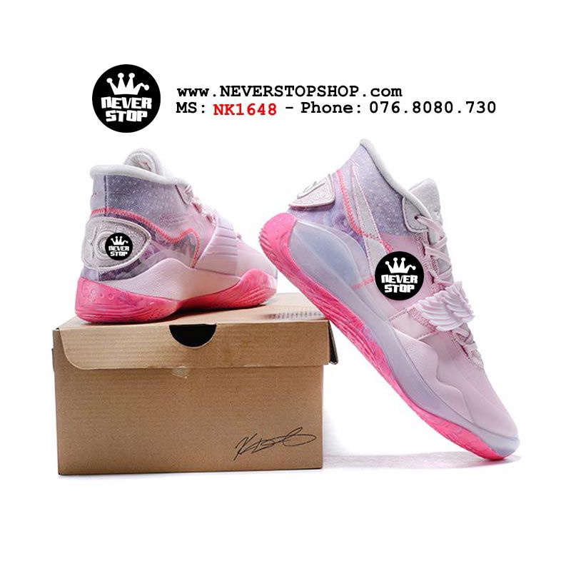 Giày bóng rổ KD 12 AUNT PEARL phiên bản có cánh đặc biệt, hàng chuẩn chi tiết đẹp | NeverStopShop.com