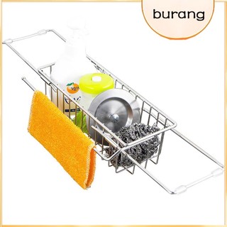 Giá inox đựng đồ rửa chén / xà phòng gắn bồn rửa chén tiện dụng