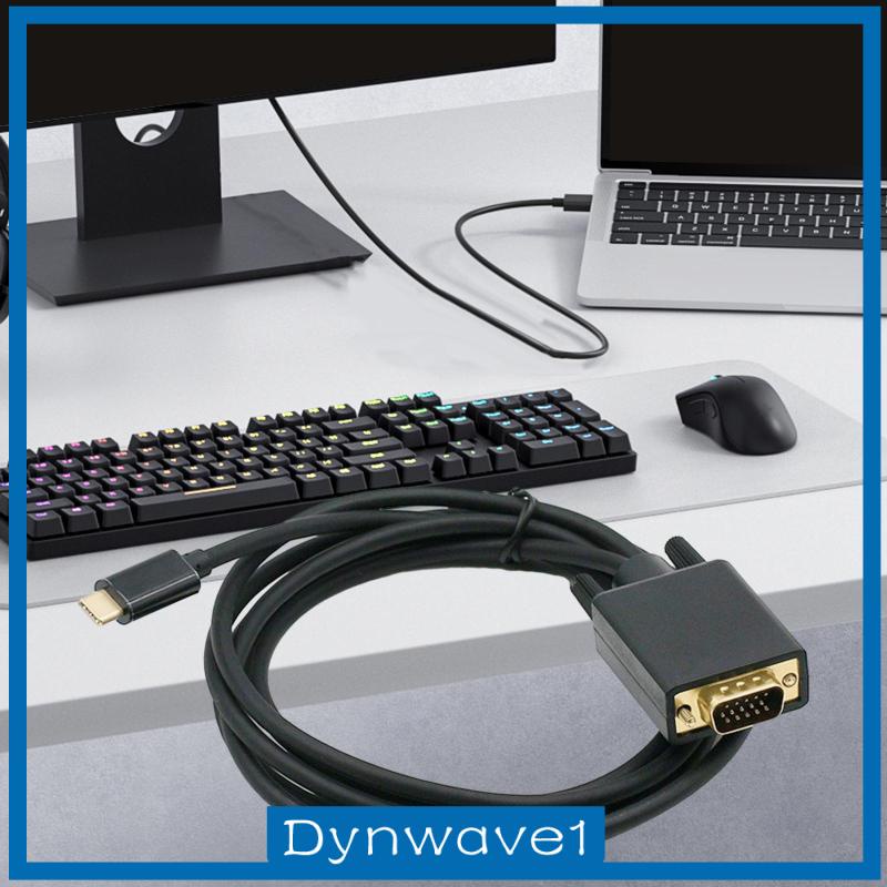 Dây Cáp Chuyển Đổi usb c Sang vga Dài 1.8m Dành Cho Máy Tính / laptop / Máy Tính Bảng