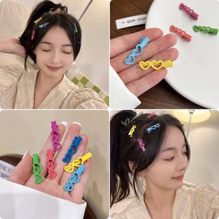 Dễ Thương Kẹp Tóc Hình Trái Tim Nhiều Màu Sắc Xinh Xắn Cho Bé Gái