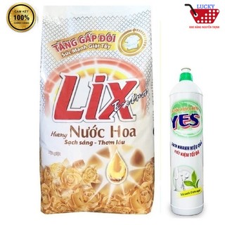 Bột giặt Lix Hương Nước Hoa Tặng Chai NRC 400g (Ngẫu nhiên)