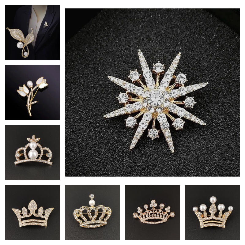 Trâm Cài Áo Hình Hoa Tuyết Sang Trọng Cho Nam