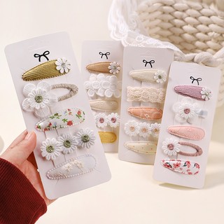 Set 5 Kẹp Tóc Nơ Dễ Thương Cho Bé Gái