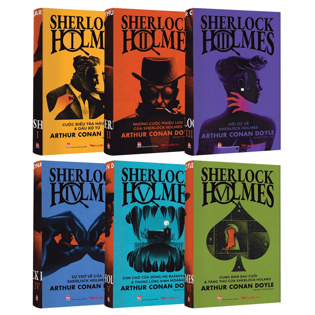 Sách Boxset Sherlock Holmes  - Tặng Kèm 6 Postcard