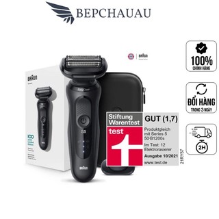 Máy cạo râu braun series 5, pin trâu, chống nước, máy cạo râu khô và ướt, nhập đức, bh 12 tháng, bepchauau