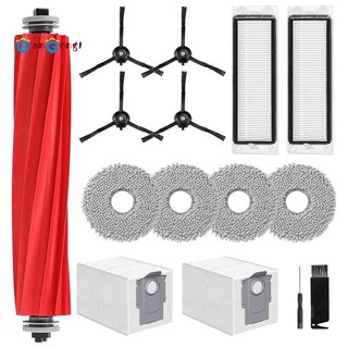 Chổi lăn / màng lọc hepa / q revo thay thế bằng nhựa tương thích với máy hút bụi roborock q revo rbot