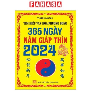 Sách tìm hiểu văn hóa phương đông - 365 ngày năm giáp thìn 2024