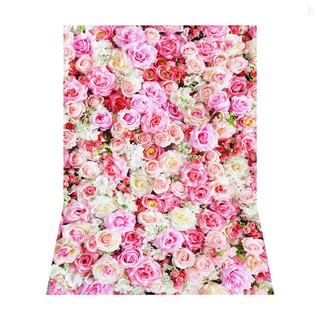 Phông nền chụp ảnh cưới hình hoa hồng đỏ andoer 1.5 7ft