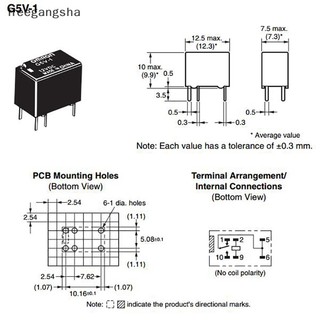 Rơ le tín hiệu g5v-1-t90 g5v-1-5vdc g5v-1-12vdc g5v-1-24vdc 6pin spdt
