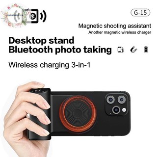 Haha Bộ ổn định tay cầm máy ảnh từ tính Macsafe cho điện thoại di động Ảnh Selfie chống rung cho sạc không dây VN