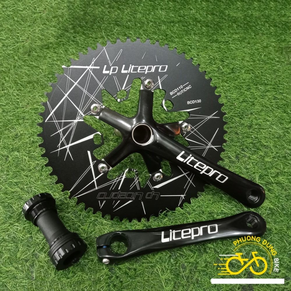 Đùi đĩa (Giò dĩa) rỗng xe đạp LITEPRO OVAL (GIÒ BÓNG)