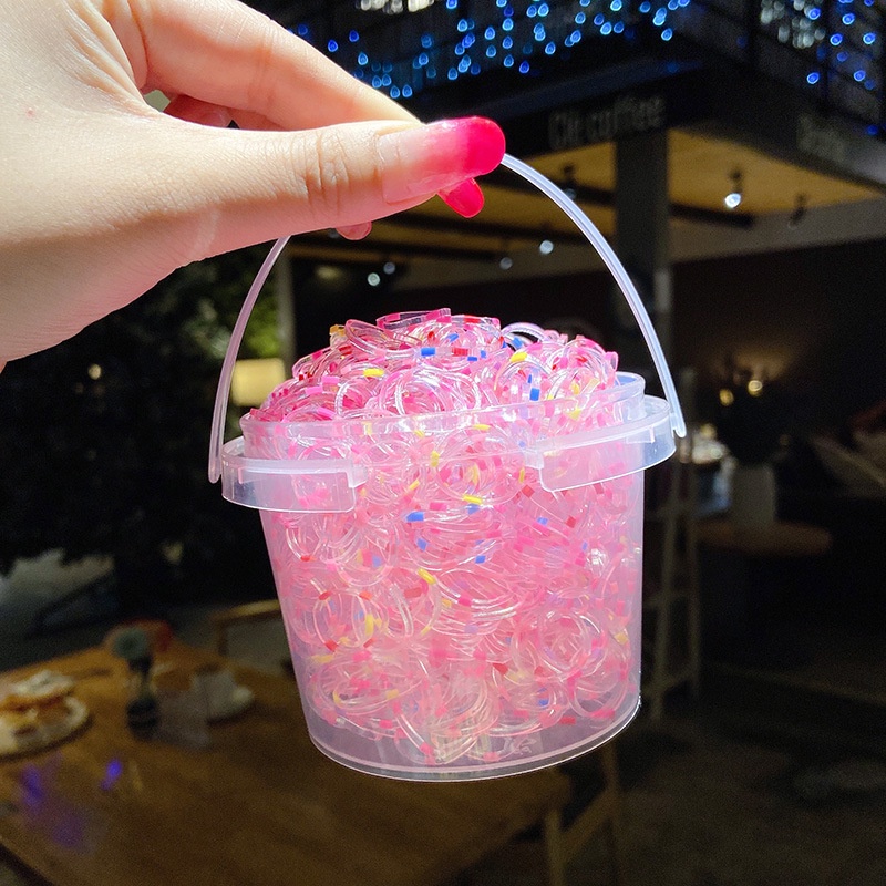 Set 1000 Dây Chun Buộc Tóc Nhiều Màu Sắc Dành Cho Trẻ Em