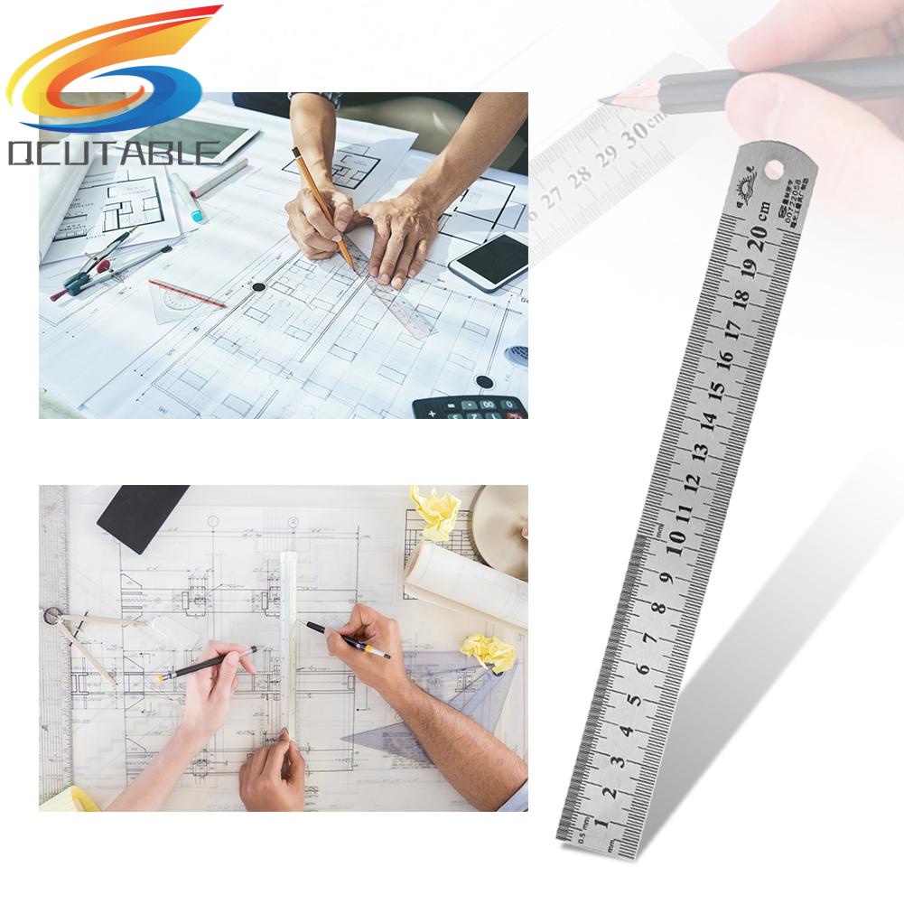 Thước Đo Hai Mặt Bằng Thép Không Gỉ