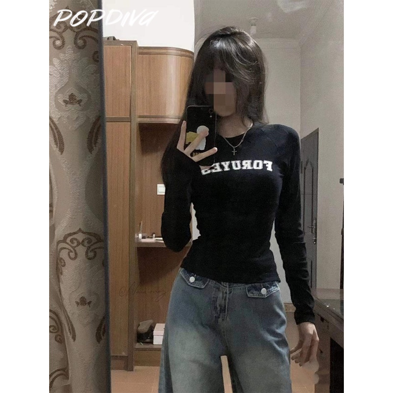 MUSHIHUI áo phông áo thun nữ croptop baby tee Thời trang hàn quốc A29J2H5 36Z230904