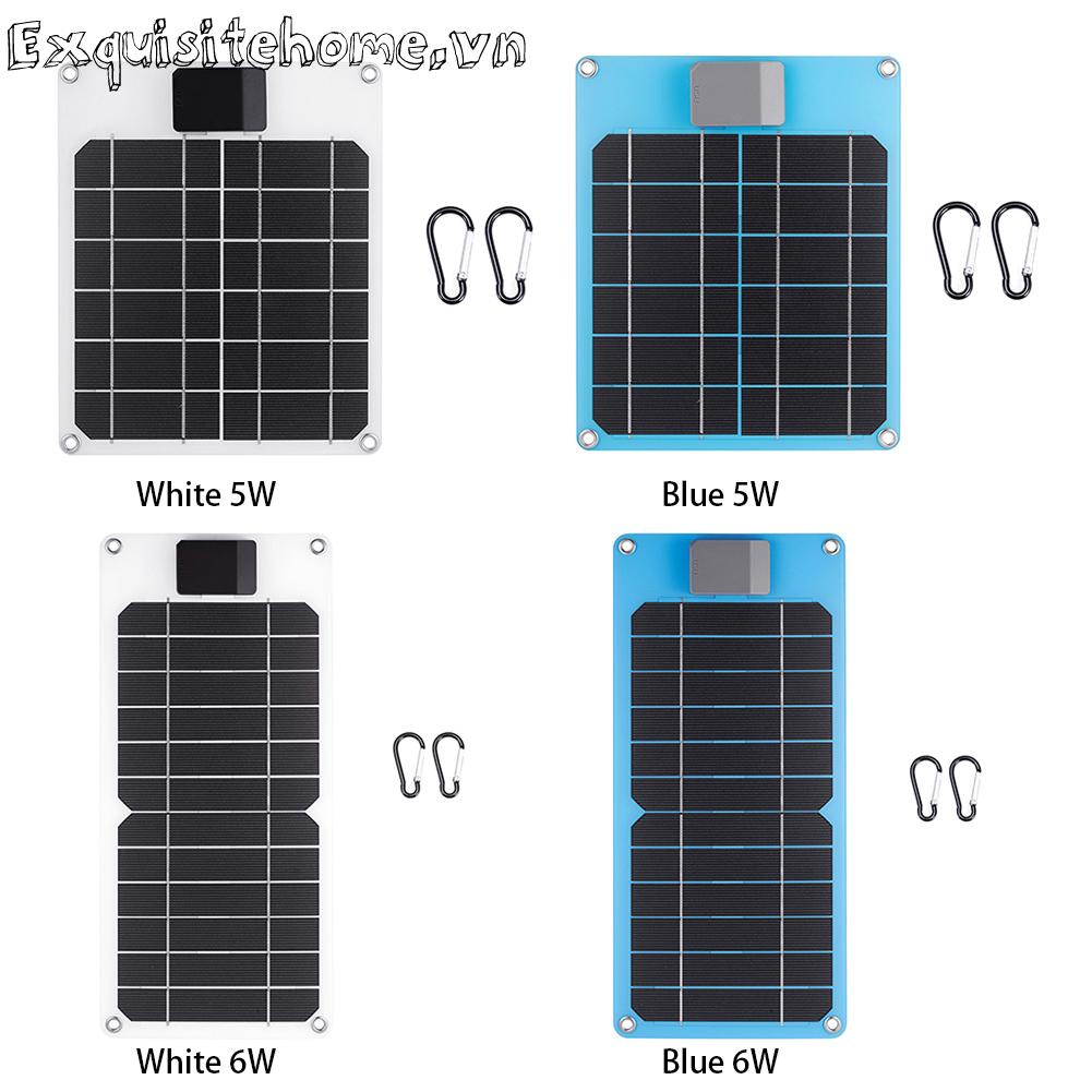 Tấm Sạc Pin Năng Lượng Mặt Trời 20w / 25w 5v usb Dành Cho Điện Thoại Di Động