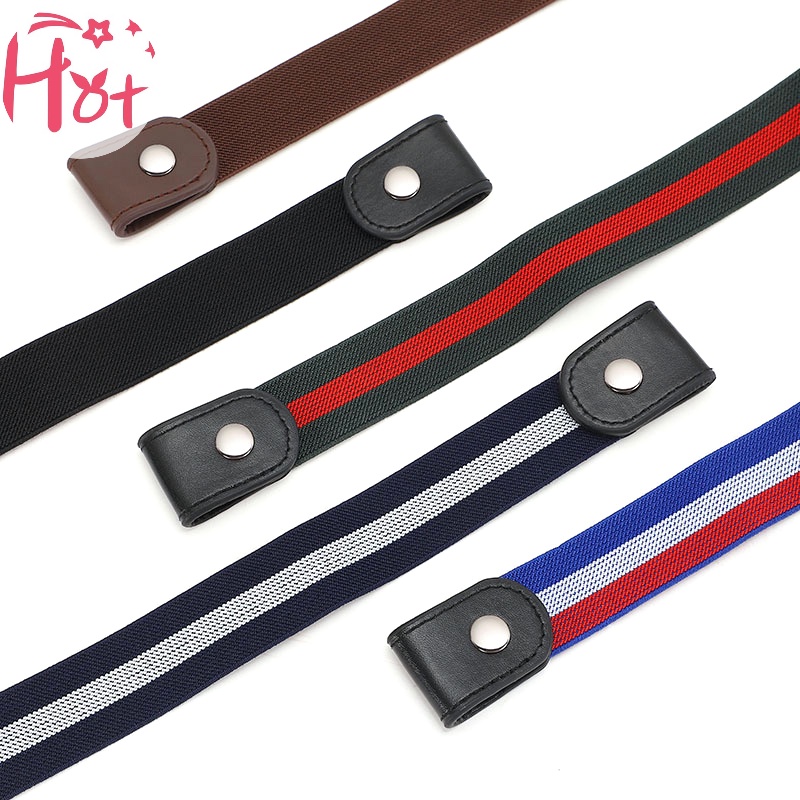 Jr Thắt Lưng jean Không Khóa Có Thể Điều Chỉnh Co Giãn Không Cần Khóa Cho Nam Và Nữ Giảm Rơi