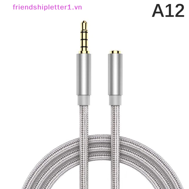 Dây Cáp Nối Dài Tai Nghe 3.5mm Bằng Hợp Kim Nhôm
