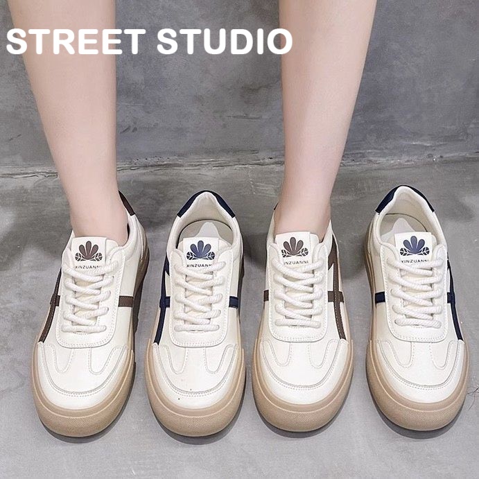 STREET STUDIO Giày Thể Thao Nữ Đế Siêu Nhẹ Thoáng Khí Thời Trang Thiết Kế Mới Cho Nữ 2023 NEW FYD239032A 36Z230905