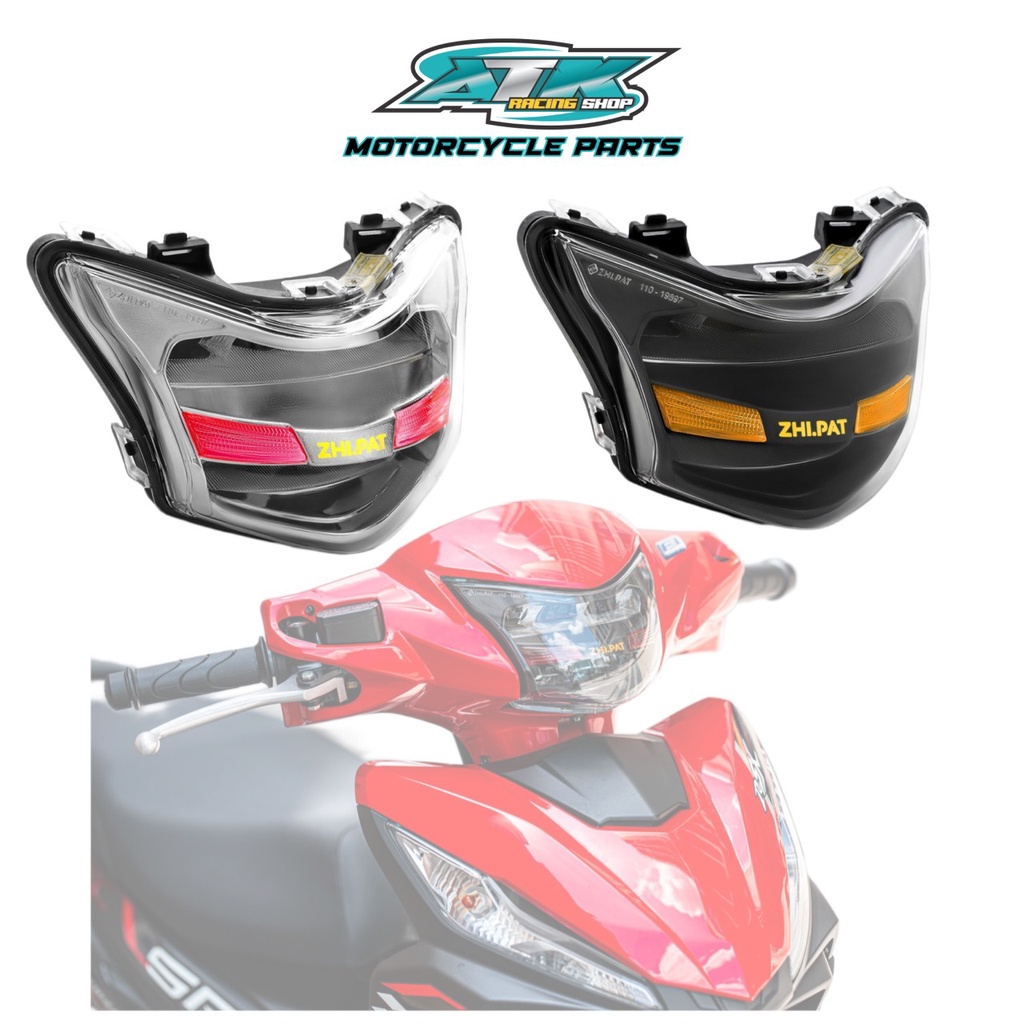 Đèn pha LED 2 tầng dành cho wave RSX 110cc Fi chính hãng ZhiPat