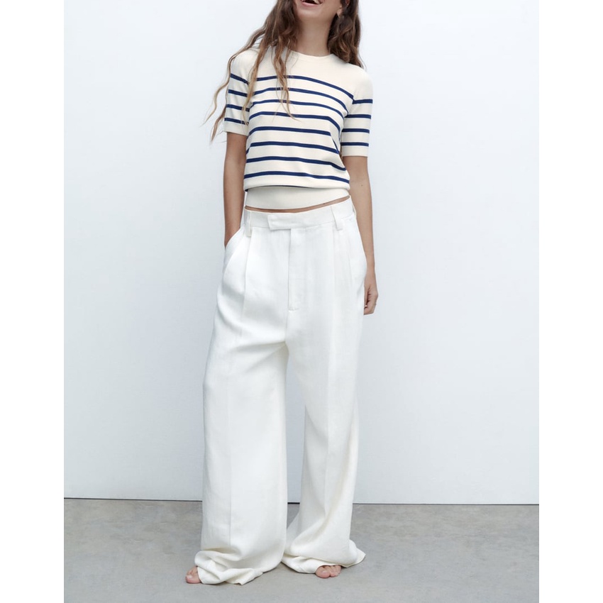 Zara Áo Dệt Kim Thời Trang Xinh Xắn Cá Tính Cho Nữ 8851017