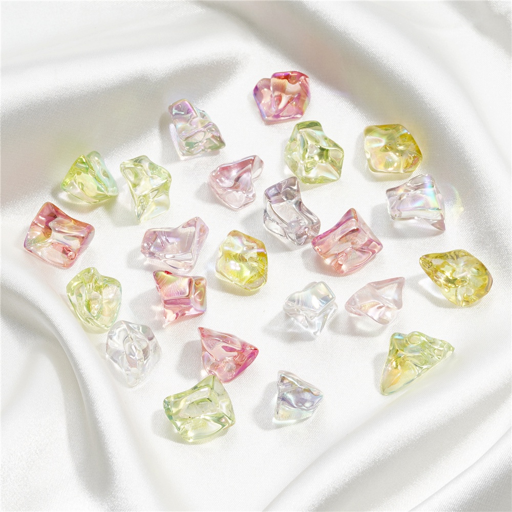 St.kunkka Set 4 Hạt Đá acrylic Lớn Làm Trang Sức diy