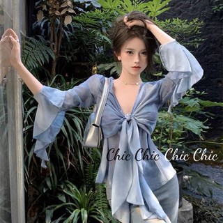 Chic áo sơ mi áo sơ mi nữ áo kiểu hàn quốc a25k0vv 36z230906