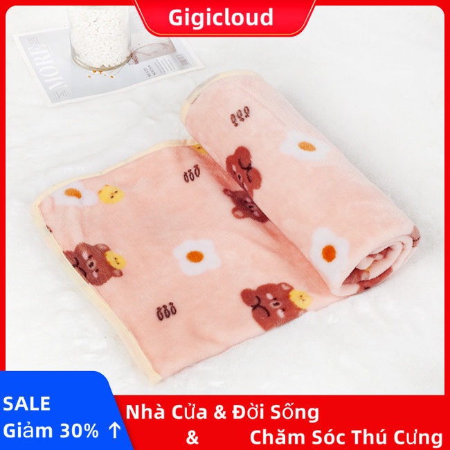 Gigicloud Chăn flannel Mềm Mại Thoải Mái Ấm Áp Chống Trượt Cho Thú Cưng