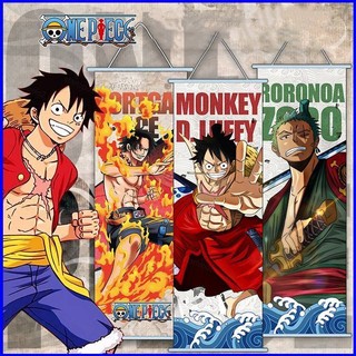 Tranh cuộn treo tường hoạt hình one piece
