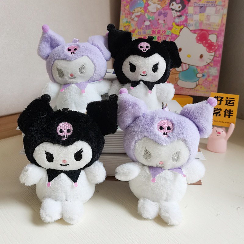 Sanrio kuromi cinnamoroll kuromi Nhồi Bông Đáng Yêu Có Móc Khóa