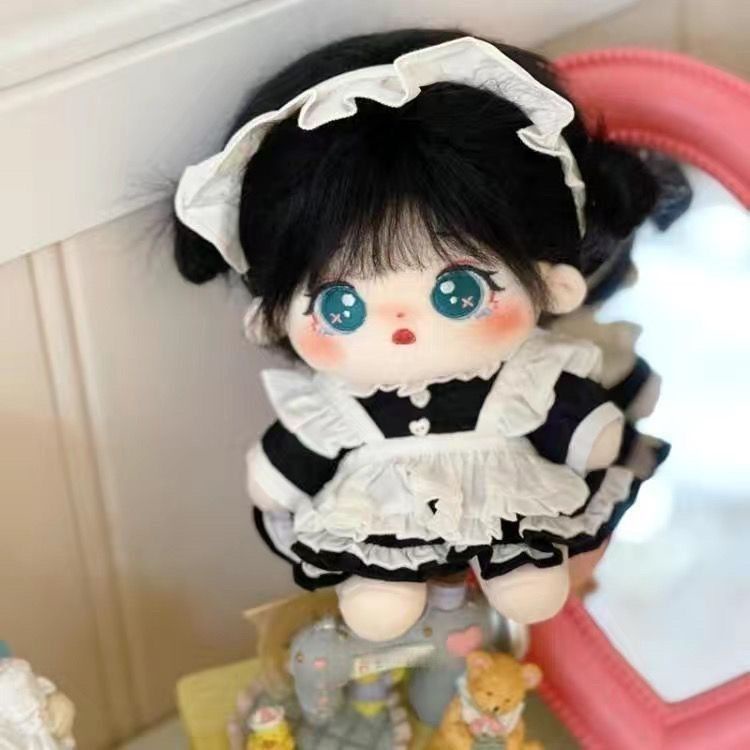 Bộ Đồ Hóa Trang Cô Hầu Gái 20cm Bằng cotton Dành Cho Búp Bê 06910