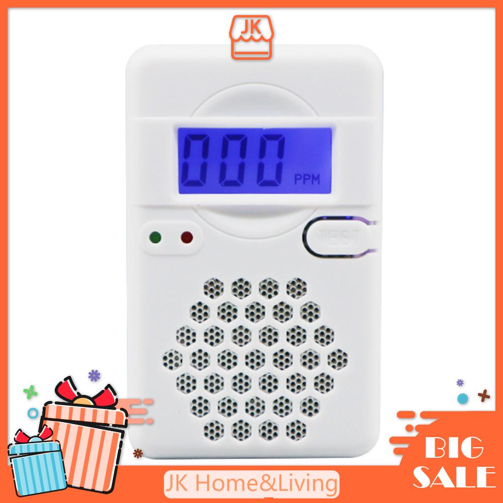 Co gas Cảm Ứng Âm Thanh Đèn Cảnh Báo Rò Rỉ Chạy Pin Cho Nhà