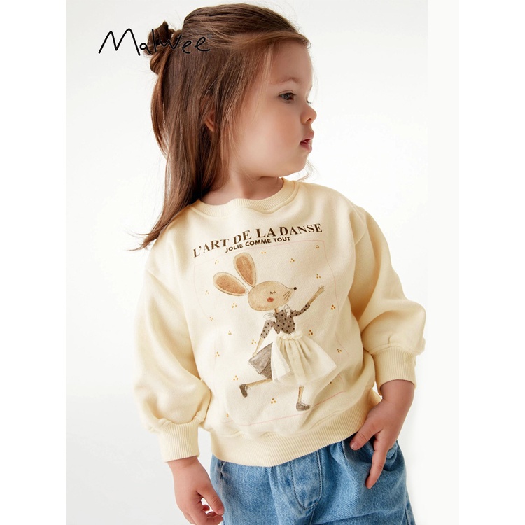 Áo Thun Tay Dài In Hình Kỳ Lân Dễ Thương Thời Trang Mùa Thu Cho Bé Gái