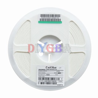 Bộ 5000 điện trở smd 0603 1% 1k 2.2k 10k 100k ohms 1r 10r 100r 150r 220r 330r 1.1k-120k accuracy 1% chất lượng cao
