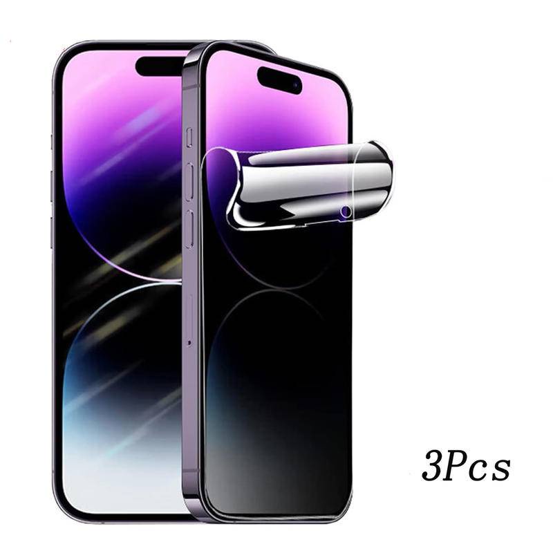1-3 Cái Phim Hydrogel Chống Gián Điệp Cho iPhone 15 Pro Max Plus Bảo Vệ Màn Hình Riêng Tư